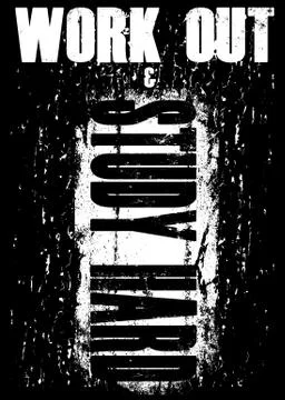 Typography Grunge design. T-shirt graphics, poster, banner, print, flyer, p.. Stock Illustration