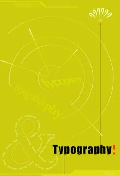 Typography illustration Stock Illustration