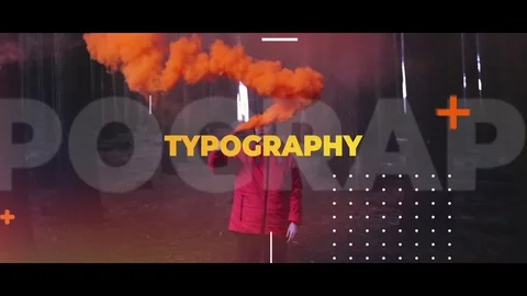 Typography Intro Stock After Effects