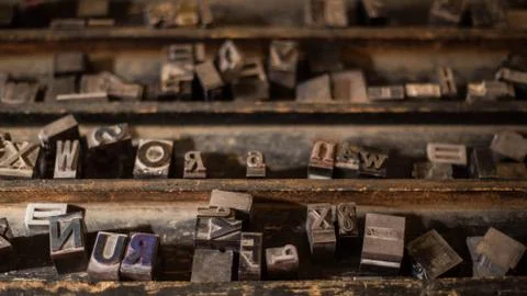 Typography Stock Photos