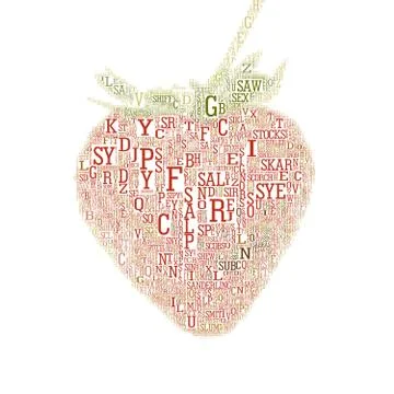 Typography picture Illustrazione stock