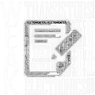 Typography picture Illustrazione stock