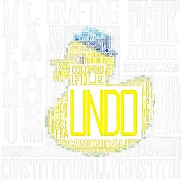 Typography picture Illustrazione stock