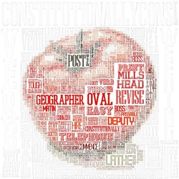 Typography picture Illustrazione stock