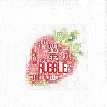 Typography picture Illustrazione stock