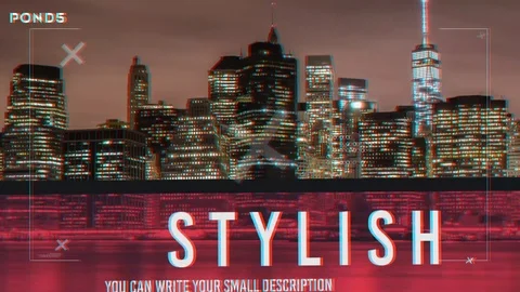 Typography Style Intro Stock After Effects