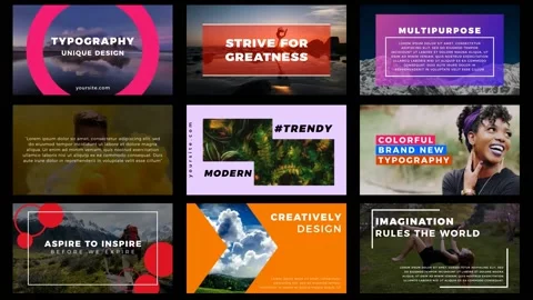 Typography Titles V.5 Stock After Effects