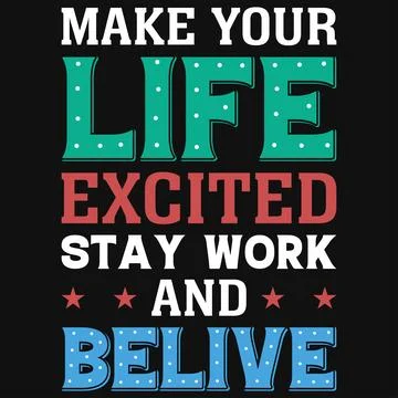 Typography tshirt design vector design Stock Illustration