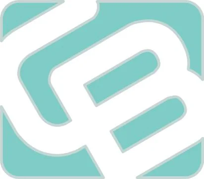 The typography of two letters that is joined together gives a new form Stock Illustration