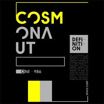 Typography vector design illustration Stock-Illustration