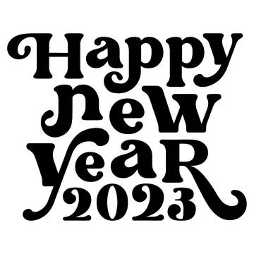 Typography work as black lettering handwriting text for use as poster Stock Illustration