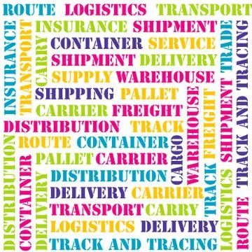 Typography with working areas Stock Illustration