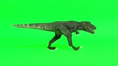 (4K) Looping Velociraptor Running 2