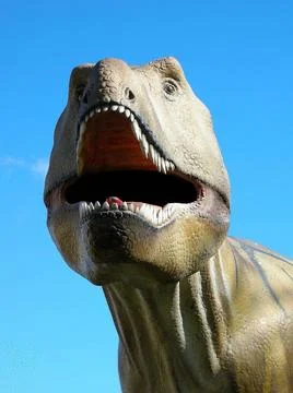 tyrannosaurus rex 3 beeindruckendes Modell, Maßstab 1:1 an der Universitä. Stock Photos