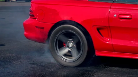 Tyre burnout Stock Footage 160076669