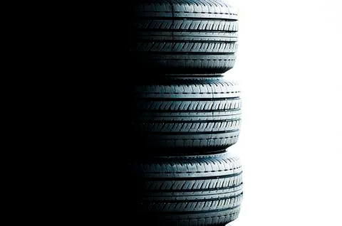 Tyre close up Stock Photos