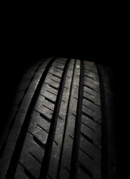 Tyre close up Stock Photos