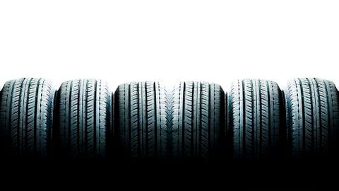 Tyre close up Stock Photos