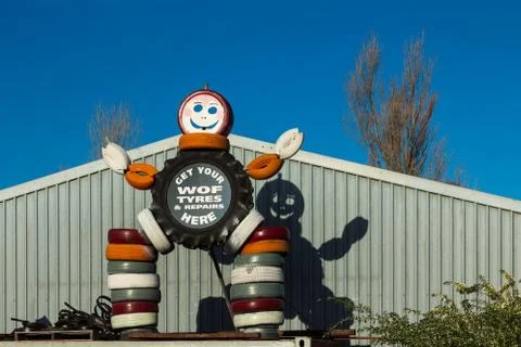 Tyre man Stock Photos