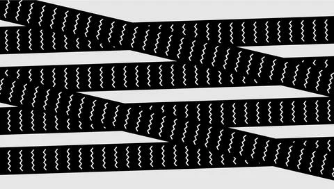 Tyre tracks with texture. patterned black line Stock Illustration
