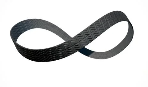Tyre Tread Infinity 스톡 일러스트