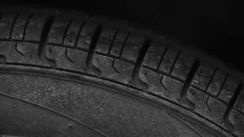 Tyre Tread or Tire Grip texture closeup - Selective focus 스톡 동영상 159966701