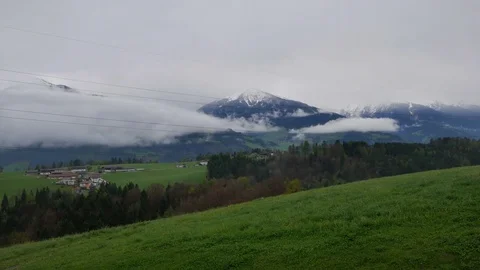 Tyrol mountains timelapse Video stock 74670714