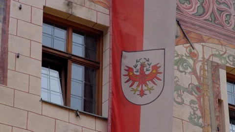 Tyrolean flag Stock-Footage 102023696