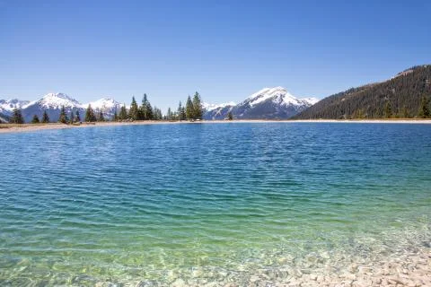 Tyrolean Mountan Lake Stock Photos