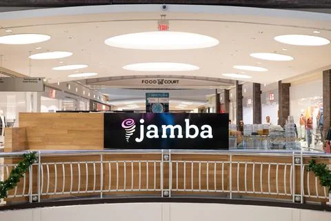 Tysons, VA - November 5 2022: Photo of a Jamba Juice in a Virginia mall Stock Photos