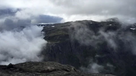 Tyssedal Mountain Timelapse Stock Footage 150251381