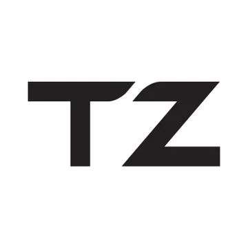 Tz initial letter vector logo icon 스톡 일러스트