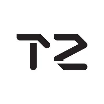 Tz initial letter vector logo icon Stock-Illustration