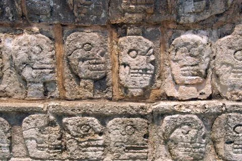Tzompantli Stock Photos