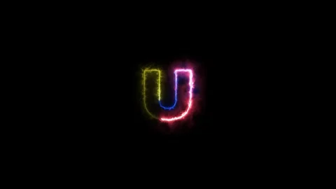 U Alphabet Stock Footage 318899910