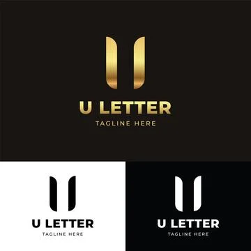 U Letter Logo Stock-Illustration