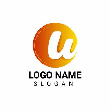 U Letter Vector Logo Design For Any Business イラスト素材
