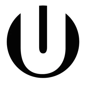 U logo Illustrazione stock