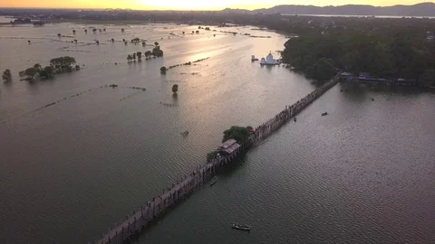 U Nein bridge Stock Footage 81422869