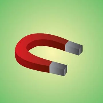 U Shape Magnet Stock Illustration