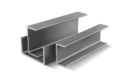 U-shaped metal rods for structural reinforcement. 3d vector illustration Stock Illustration