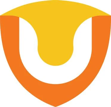 U shield logo Stock Illustration