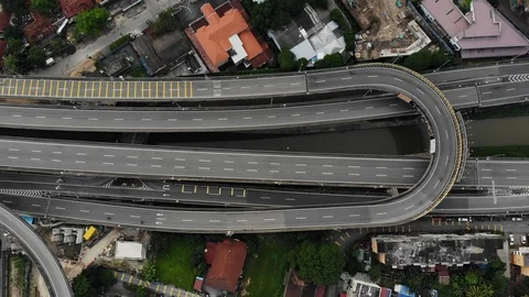 U Turn In A City Video stock 102267087