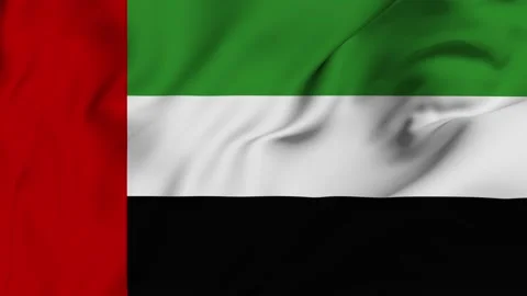 UAE 4K waving flag in loop Stock Footage 139565433