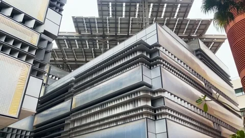 UAE, Abu Dhabi - 13th march, 2023: Solar panels use solar energy to power h.. 動画素材 238046825