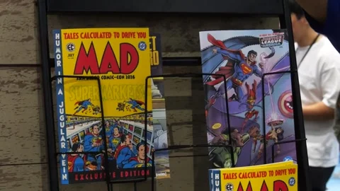 UAE: Comic books take spotlight at 2026 San Diego Comic-Con Stock Footage 340567911