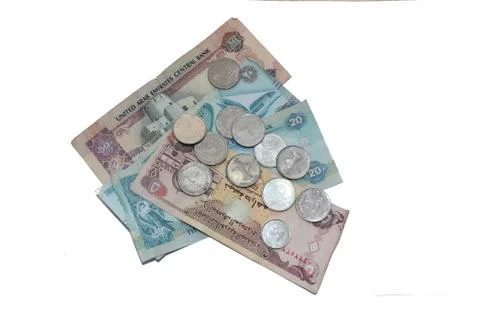 Uae currency Foto stock