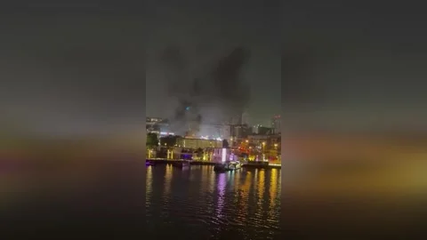 UAE: Drone Explodes Near U.S. Consulate In Dubai Amid Iran Retaliatory St... Stock Footage 330145591