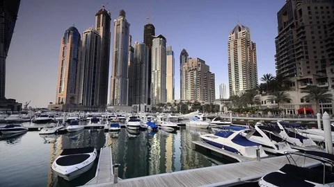 UAE, Dubai, Dubai Marina Stock Footage 77273744