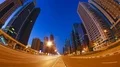 UAE, Dubai, Sheikh Zayed Road (Highway E11), Day to Night Time Lapse 4k or 4k+ Resolution